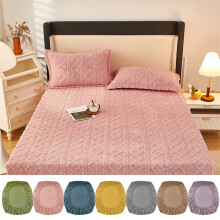 Full Size Fitted Sheet, Thickened Flannel Full Mattress Cover, Soft and Warm Winter Fitted Sheets on Clearance