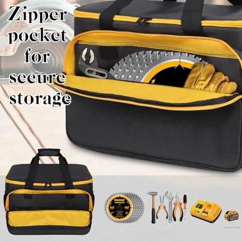 Carry Bag for DEWALT 20V MAX Circular Saws DCS391B/DCS565B/DCS574B/DCS570B/DCS573B – Universal Tool Bag, Case Only 2