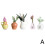 Ceramic Vase Fridge Magnet Porcelain Message Sticker 4