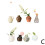 Ceramic Vase Fridge Magnet Porcelain Message Sticker 5