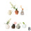 Ceramic Vase Fridge Magnet Porcelain Message Sticker 6