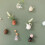Ceramic Vase Fridge Magnet Porcelain Message Sticker 8