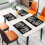 Elephant-Print Linen Placemats 4 Pieces 4