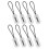 ULTNICE8Pcs Αντικατάσταση φερμουάρ TPU για τσάντα με φερμουάρ, λευκό, αδιάβροχο, για 4