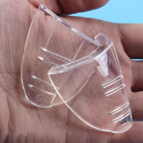 1 Pair Side For Safety Glasses Clip On Spec Shields Clear 1