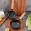 Cast Iron Frying Pan Uncoated Thick Flat Bottom 11x4 cm and 7