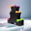 (Solid black) 3-Tier ABS Dumbbell Rack, Home Gym Storage 1
