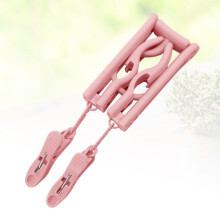 Cintre pliable multifonctionnel en plastique avec pince, idéal pour les voyages et les adultes (1 pièce).
