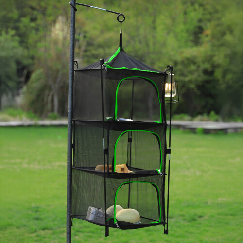 (Green) Foldable Drying Net for Food, Anti-Insect 2