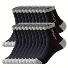 Nrmvnmi Men's Ankle Socks – Moisture-Wicking, Breathable, Odor-Proof Athletic Socks, Compatible with Running & Sports