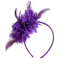 Flower Hairband for Women Girls Mardi Gras Festival