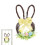 Easter door wreath spring bunny festive decoration 2