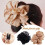 Handmade Silk Flower Hair Clip Plastic Mesh 3