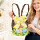 Easter door wreath spring bunny festive decoration 5