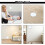 Triani Round Vent Covers White 12 pcs 6.5 inch 7