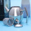Stainless Steel Tea Pot with Inner Strainer for Kitchen Use Silver 1 5L 3