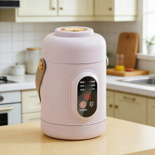 Portable Electric Cooker with Ceramic Pot Steamer and 12H