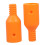 2 Pcs Broom Handle Threaded End Pole Adapter for Mop Orange 6