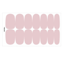 Rose Nail Strips – Initials, Full Wrap, Self-Adhesive Gel Stickers for Women, Valentine's Day & Daily Wear