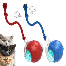 Tiny Fetch Dog Toy: Chirping, 360 Rolling Electric Ball with Birdsong – Tough Chew, Compatible with Dogs & Cats
