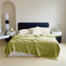 Pryess Coral Fluff & Flannel Blanket with Imitation Hair Border – Cozy, Stylish, Machine Washable