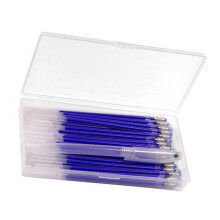 40 Erasable Fabric Marking Refills Replaceable Pen Refills with Box, Perfect for Fabrics in Various Colors Sewing Quilting Dressmaking Blue