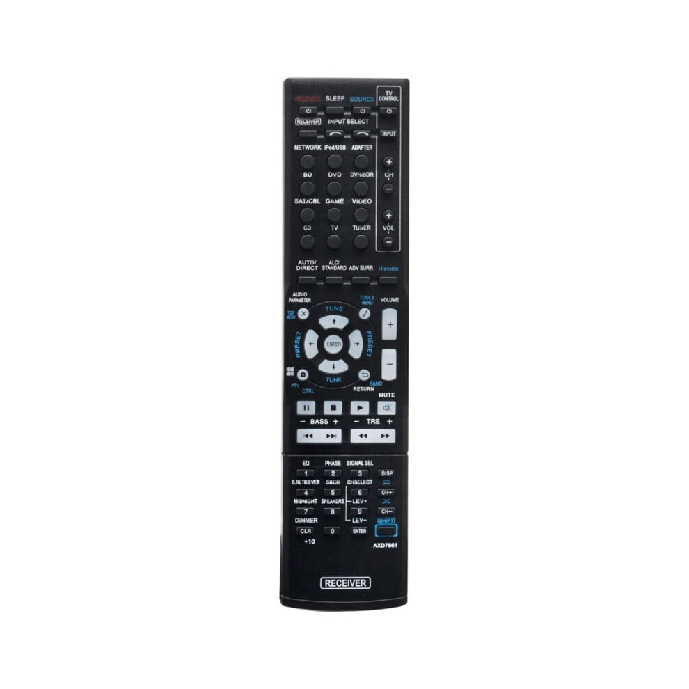 Replacement Remote Control Axd7661 For Vsx-822 Vsx-1022 Vsx-822-K Vsx-1022-K 9159796061106