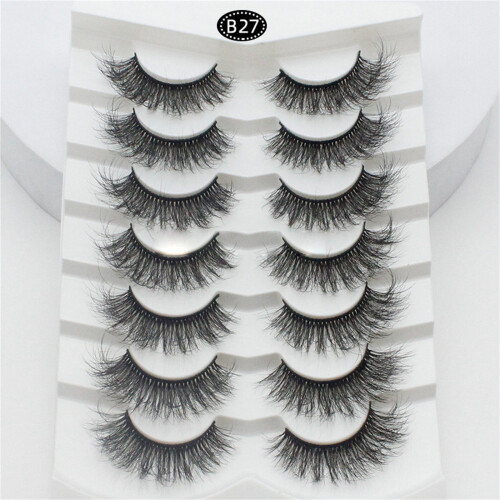 Eyelashes False Eyelashes Lashes 5 Pairs Soft Volume Eyelashes Packs for Dramatic