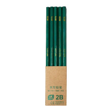 2B Pencils, Hexagonal Grip Wooden Pencils for Writing & Drawing, 10-Pack Durable High-Toughness Lead, Ergonomic Design Reduces Hand Fatigue, Green