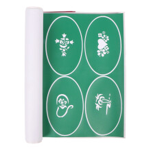 Pro 100 Stück Glitzer-Tattoo-Schablonen-Set 84x57cm