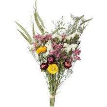 Dry flower bouquet, real flower, rose, cotton, Eucalyptus daisy, Nordic style, small and fresh living room, home decoration and ornaments Z07