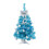 Blue Mini Tabletop Christmas Tree with Elk 17.7 Inch 1