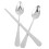 Stainless Steel Fruit Cutting Set Serrated Edge Comfortable Grip Home Use 1