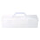 Storage Bin for Small Tools and More Clear Plastic Container with Handle for Transport, Microwave and Dishwasher Safe 1