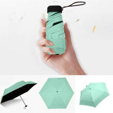 Clearance of stock in stock! Flat Lightweight Umbrella Parasol Folding Sun Umbrella Mini Umbrella