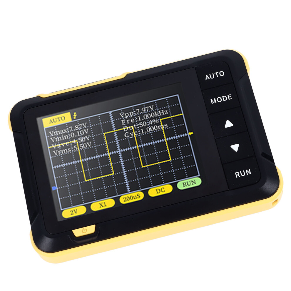 Mini Digital Oscilloscope 200Khz Portable 2.8" Battery Powered 8371387642353