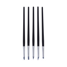 Convenient To Use Wood Handles, Longer Service Life Flexible Silicone, Comfortable Comfortable In Touching Durable In Use For Carving Shaping