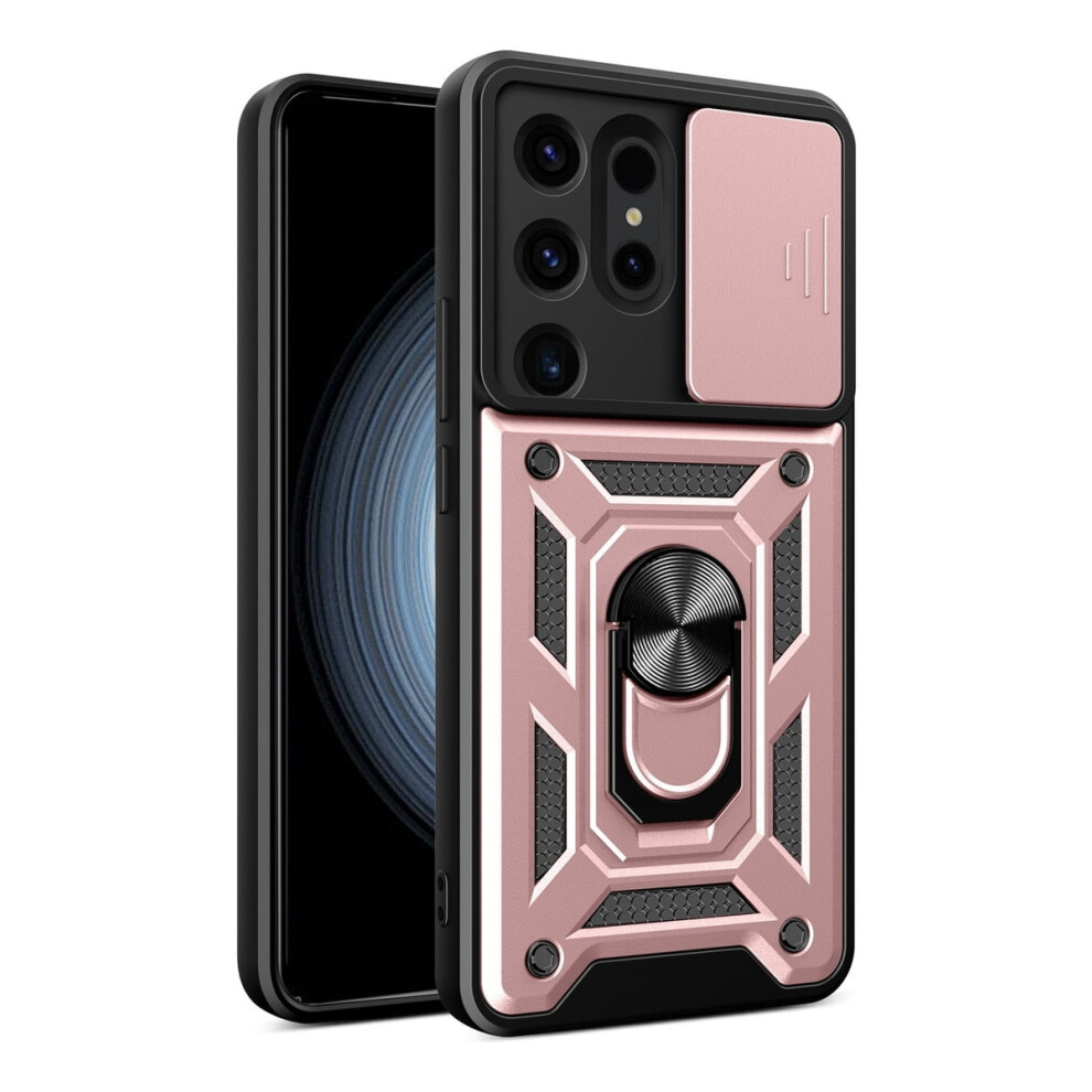 For Compatible With Samsung Galaxy S21 Ultra S21 Fe Plus Phone Case Slide Camera Kickstand Shockproof Protective Cover 9401284813569