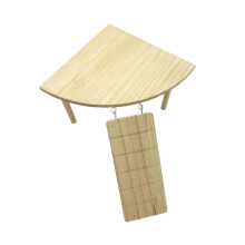 Hamster Play Wooden Platform with Ladder Animal Climbing Stair Activity Playground Habitat Cage Accessories for Squirrel Mice table and Ladder
