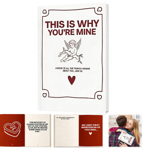You're Mine Keepsake Book for Couples – 120 Pages