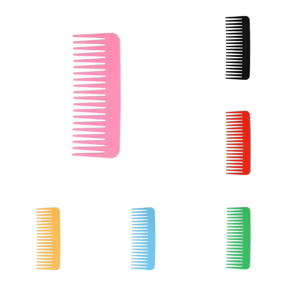 Wide Tooth Comb Set for Curly Wavy Hair 7PCS