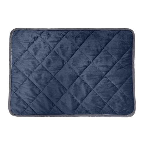 Self-Warming Cat Bed Mat Dark Blue Double-Sided Thermal Pet