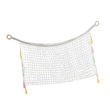 Aufbewahrungsnetz für Spielzimmer, Makramee-Spielzeughängematte, Aufbewahrungsnetz für Kuscheltiere, Eck-Hängeorganizer für Schlafzimmer oder