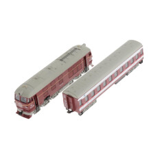1:8 Diecast Railroads Train Truck Diecast Model Construction Vehicle Pull Back Action Car Model Toys for Kids Children Red