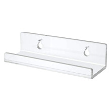 Vinyl Shelf White Acrylic Wall-Mounted 1 Pc