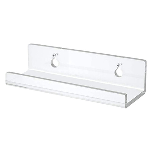 Vinyl Shelf White Acrylic Wall-Mounted 1 Pc