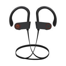 Bluetooth-hörlurar, vattentäta sporthörlurar med mikrofon, HD-stereo, svettåliga, 9 timmars batteri, brusreducerande – kompatibla med iPhone