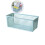 Stackable Plastic Storage Basket with Handles – Eco-Friendly Rectangular Hollow Design for Home, Kitchen, Bathroom & Fridge 1