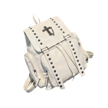 Women's Stylish Backpack Casual Daypack Large PU Leather School Bag With Adjustable Strap For Various Occasion