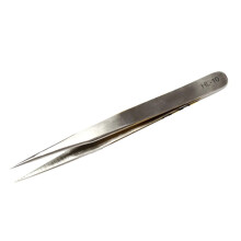 1x Precision Tweezer Stainless Steel Repair Tool for Electronics, Soldering Craft, Ideal for Precision Work, HL-10, Durable